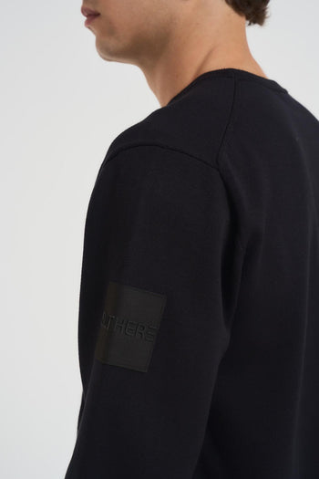 Maglia uomo girocollo nera - 6