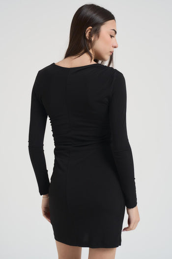 Abito donna mini nero - 4