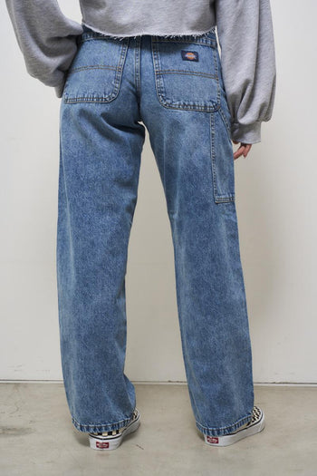 Regular medium denim women's jeans - 3