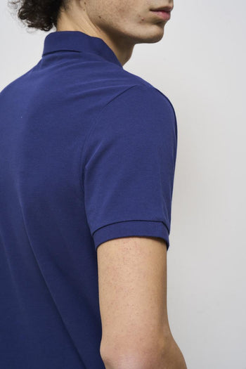 Men's blue polo shirt - 7