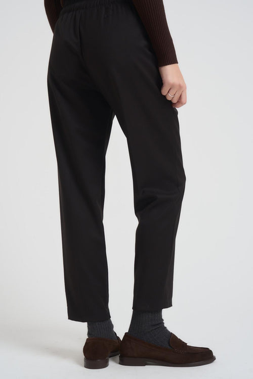 Pantalone donna dritto nero - 2
