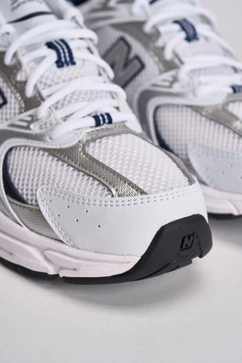 Sneakers uomo 530 bianca e blu - 4