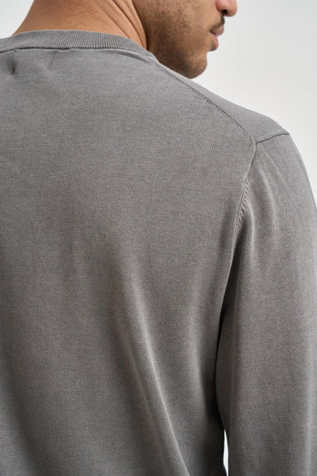 Maglia uomo girocollo grigia - 4