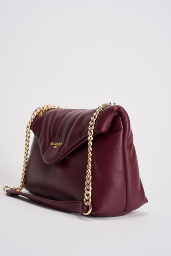 Borsa donna in ecopelle bordeaux - 4