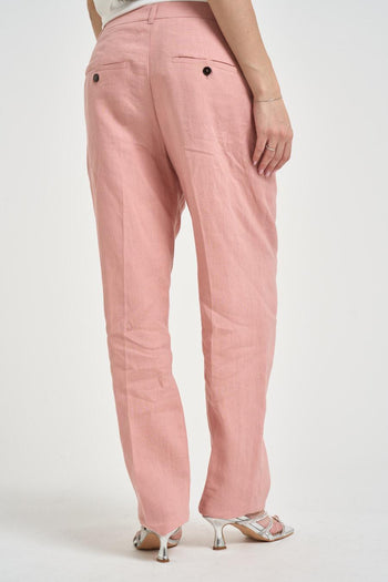 Pantalone donna dritto rosa - 3