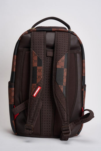 Zaino uomo check marrone e nero - 6
