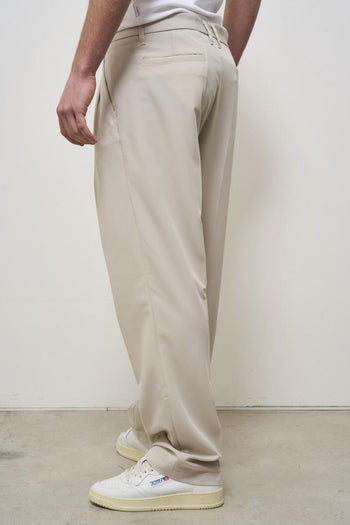 Men's cream baggy trousers - 3
