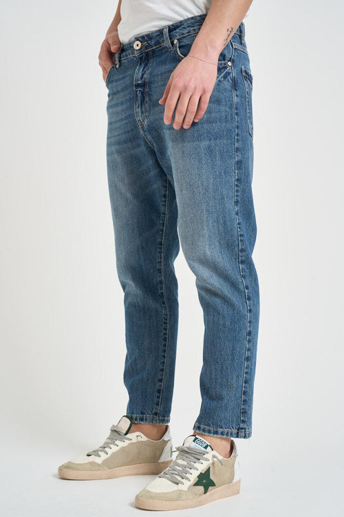 Jeans uomo regular blu medio - 2