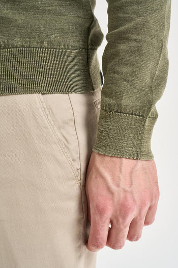 Maglia uomo in maglia verde - 3