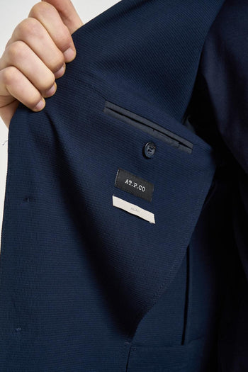 Giacca uomo monopetto blu navy - 7