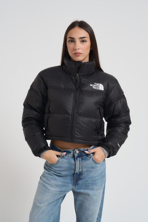 Giubbotto corto Nuptse donna nero