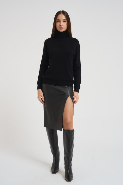 Gonna donna in ecopelle - 2