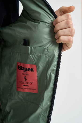 Giubbotto uomo smanicato blu - 8