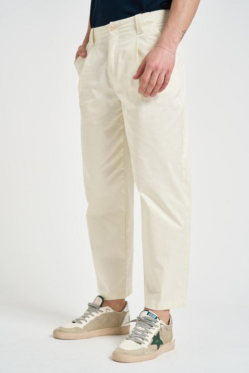 Pantalone uomo regular panna - 2