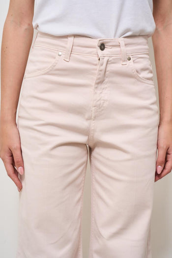 Jeans donna in denim rosa - 6