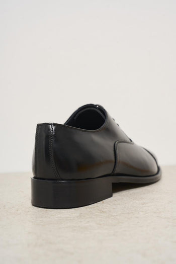 Mocassino uomo in pelle nero - 5