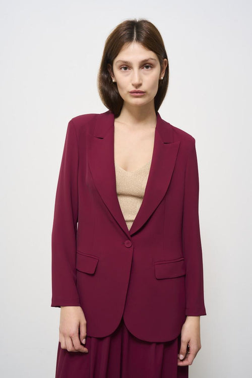 Giacca donna bordeaux
