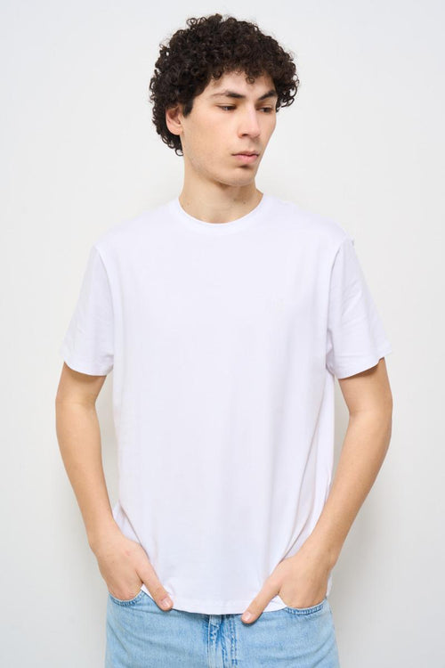 T-shirt uomo girocollo bianca