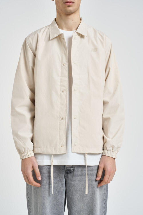 Giubbotto uomo stile camicia panna - 2