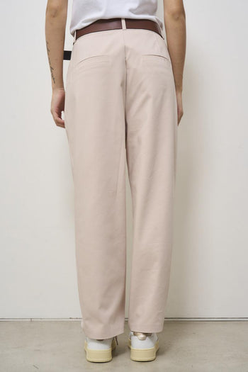 Women's carrot fit pink trousers - 5