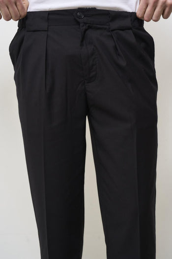Pantalone uomo regular nero - 5