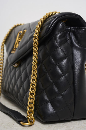 Borsa donna trapuntata nera - 5