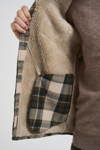 Camicia uomo a quadri verde - 4