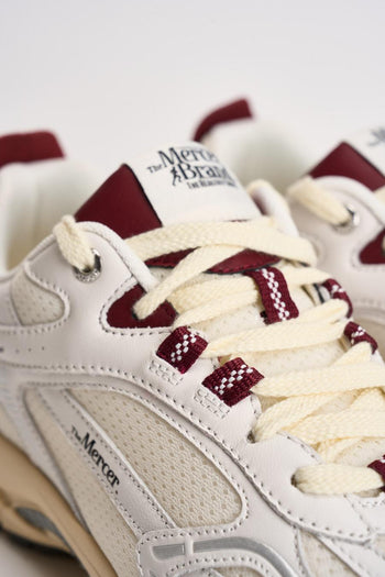 Sneakers uomo Rerun bordeaux e bianca - 3