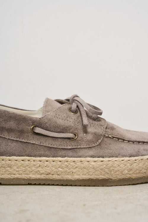 Mocassino uomo 1933 in suede tortora - 2