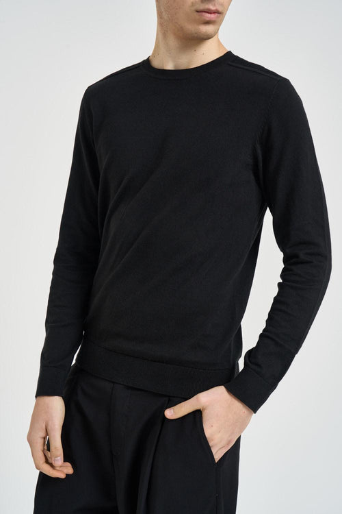 Maglia uomo girocollo nera