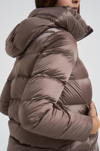 Piumino donna Roma marrone - 4