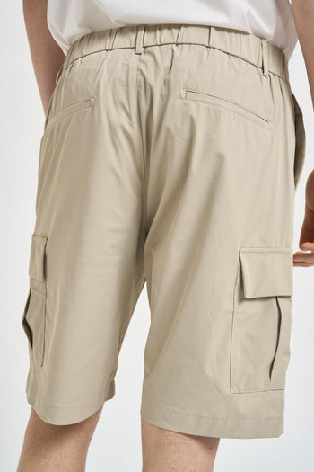 Bermuda cargo uomo beige - 3