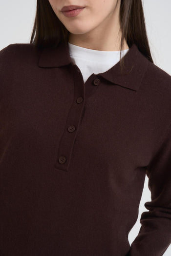 Polo donna in maglia moro - 4