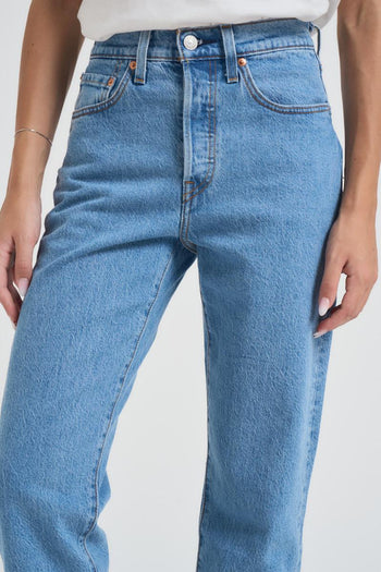 Jeans donna 501 in denim chiaro - 3