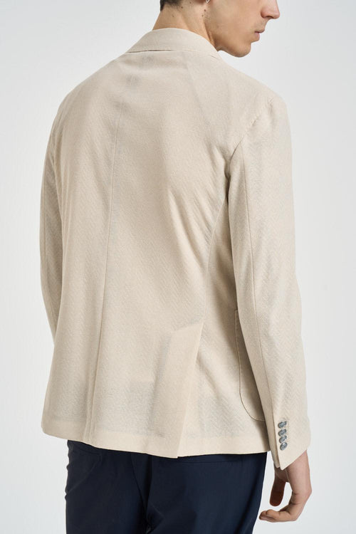 Giacca uomo monopetto sabbia - 2