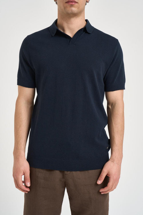 Polo uomo blu - 1