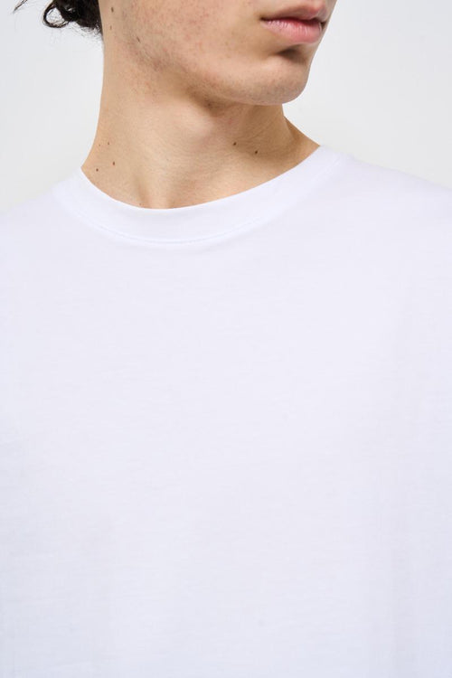 T-shirt uomo girocollo bianca - 2