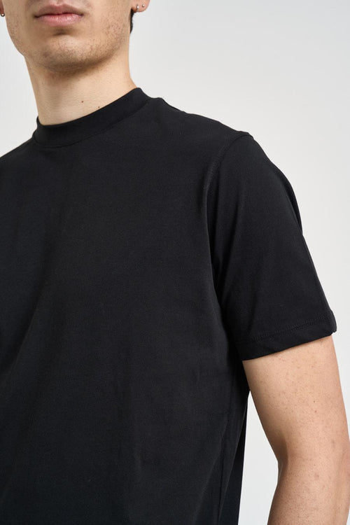 T-shirt uomo girocollo nera - 2