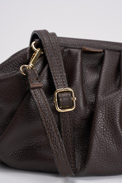 Borsa donna in pelle martellata testa di moro - 2
