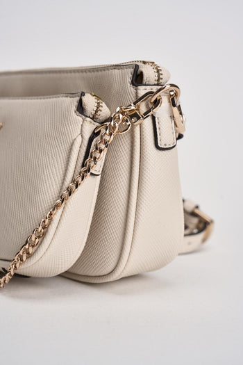 Borsa donna a tracolla bianca - 4