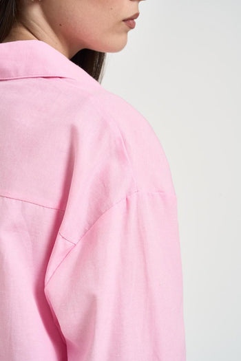 Camicia donna rosa - 4