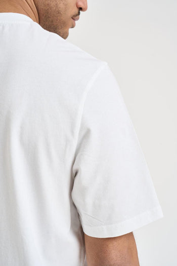 T-shirt uomo girocollo bianca - 4