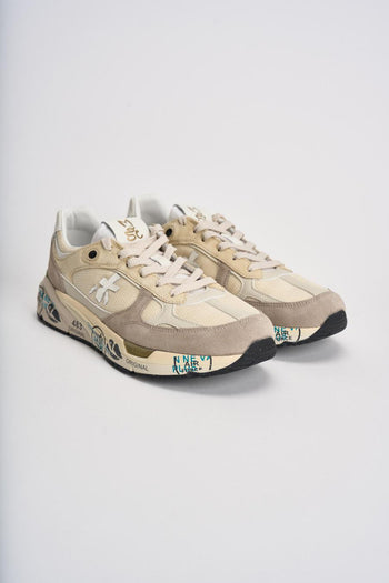 Sneakers uomo Mase in suede grigio - 3