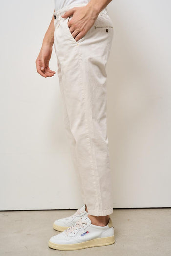 Pantalone uomo regular panna - 3