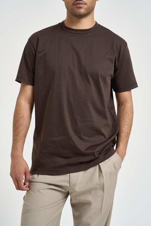 T-shirt uomo girocollo moro