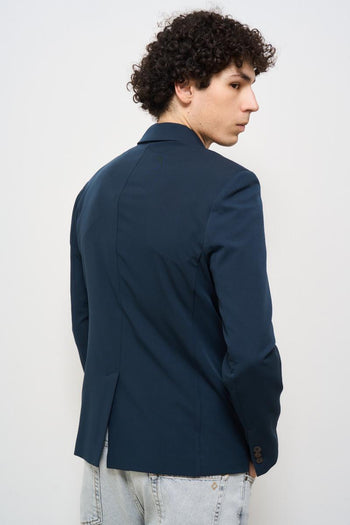 Giacca uomo monopetto blu - 5