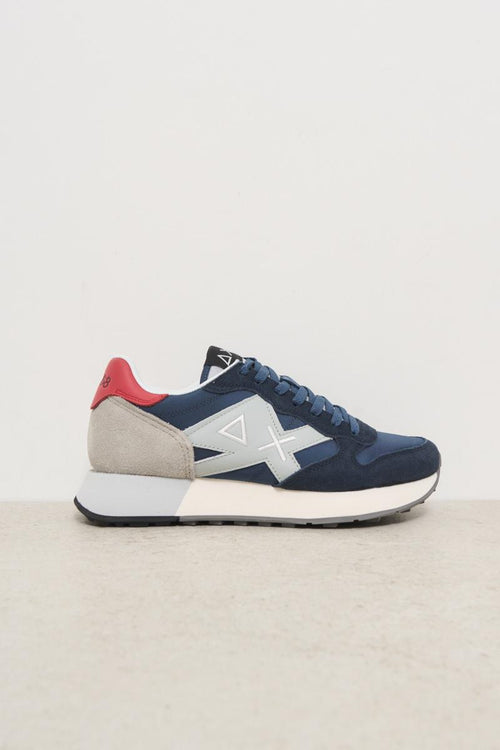 Men's blue and grey sneakers