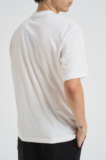 T-shirt uomo girocollo bianca - 4