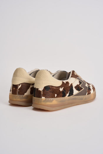 Sneakers donna in cavallino muccato - 6