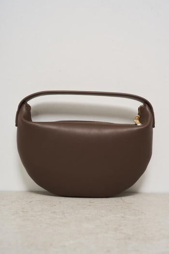Borsa donna a spalla marrone - 4